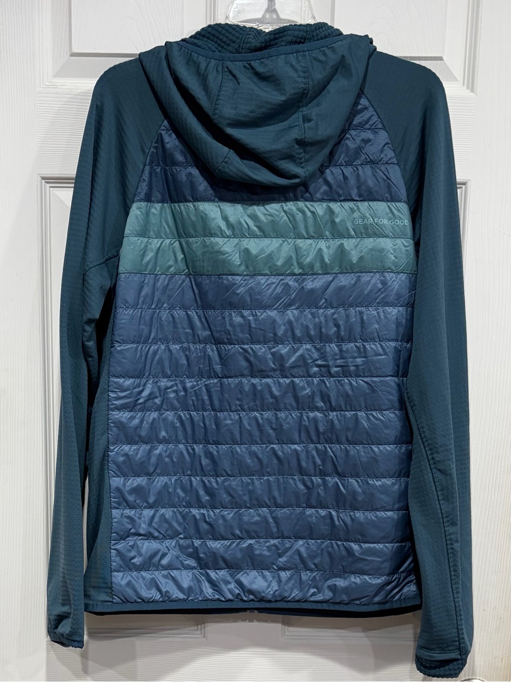 Cotopaxi Men's Large Capa Hybrid Insulated Hooded Jacket Blue Nwt Scuba Hood — image 3 of 8